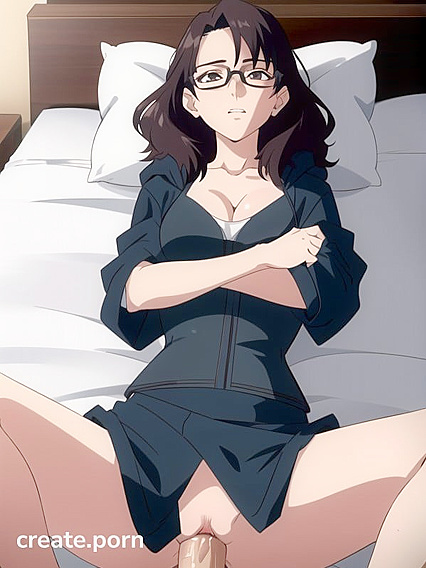 Sporty Chick with Black Hair and Bush Enjoying Steamy Hentai AI Image
