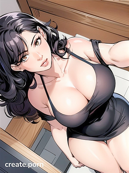 Large Breasts Spill Out in Unbuttoned Bust Shots for Steamy Hentai Pleasure