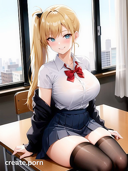 Big Breasts and Mini Skirts - A Steamy Stockinged Hentai Adventure