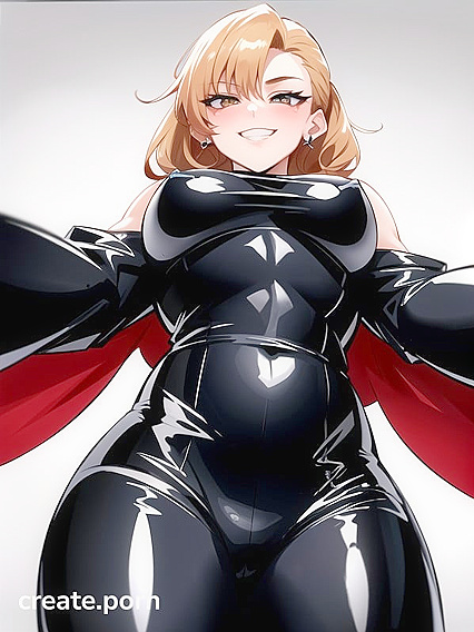 Mistress with a Mischievous Large-Ass Dominates in Seductive Hentai AI Image