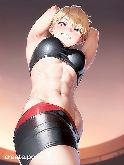 Blonde Mistress Teases and Dominates in Mischievous Hentai AI Image
