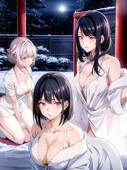 Fit Girl 18+ with Bobcut Takes On Explosive Hentai AI Image