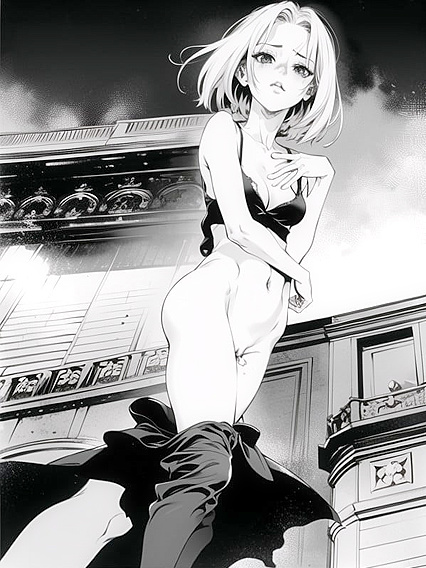 Skinny Girl 18+ Exploring Her Body in Seductive Hentai Solo Session