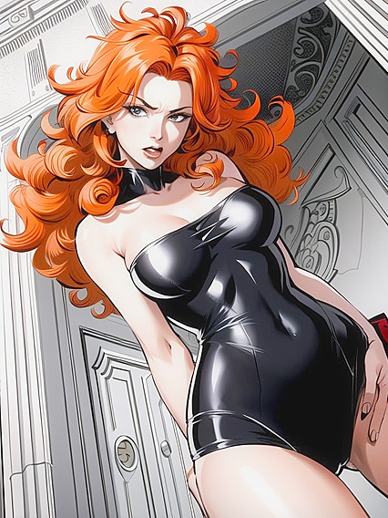 Pale-Skinned Beauty in Shocking Bottom-Up Hentai AI Image