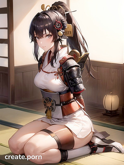 Cute Girl 18+ with Medium Ass Enjoying Steamy Tatami Hentai AI Image