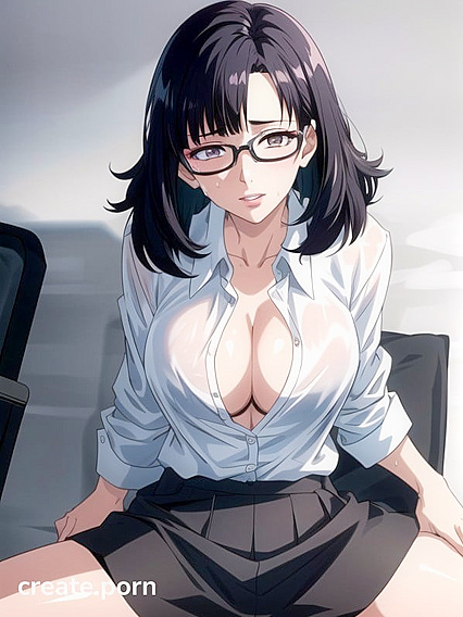 Pale-Skinned Beauty Gets Seduced in the Office with Unbuttoned Desire