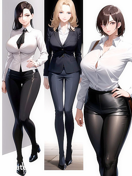 Fit Teacher Seduces Her Class in Naughty Hentai AI Image
