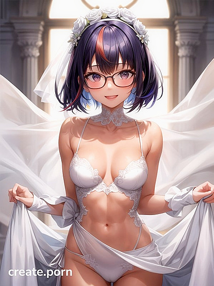 Cute Solo Girl 18+ in Wallpaper Style Hentai AI Image