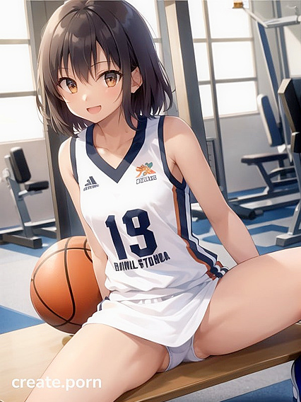 Small Breasted Brunette Takes On One-Man Hentai Pleasure Fest