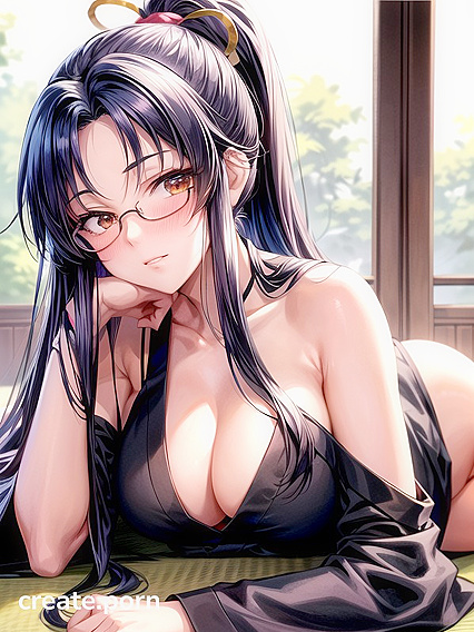 Chinese Ceremonial Dress Unbuttoned and Off-Shoulder for Steamy Hentai AI Image