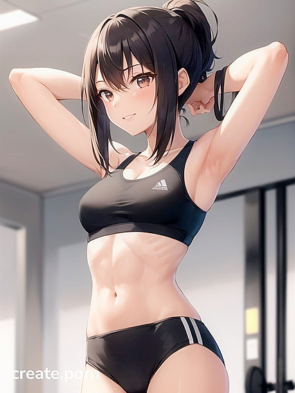 Tiny 18+ Tits Teen 18+ Seduces in Brief Hentai AI Image