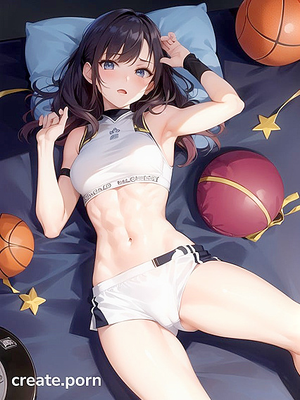 Fit Horny Babe Shows Off Her Medium Ass in Steamy Hentai AI Image