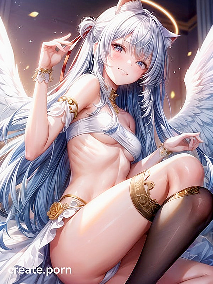 White Bed Sheets Turn Hot in Steaming Hentai AI Image Image