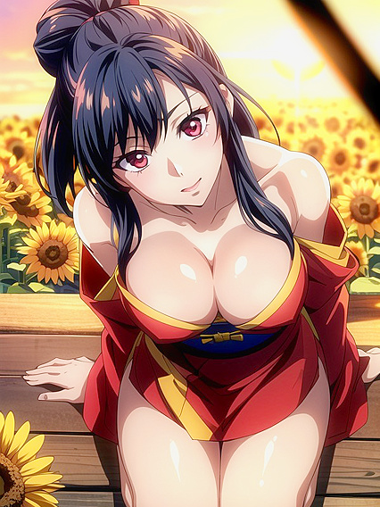 Black-Haired Teen 18+ Enjoying Passionate Sunset hentai Moments
