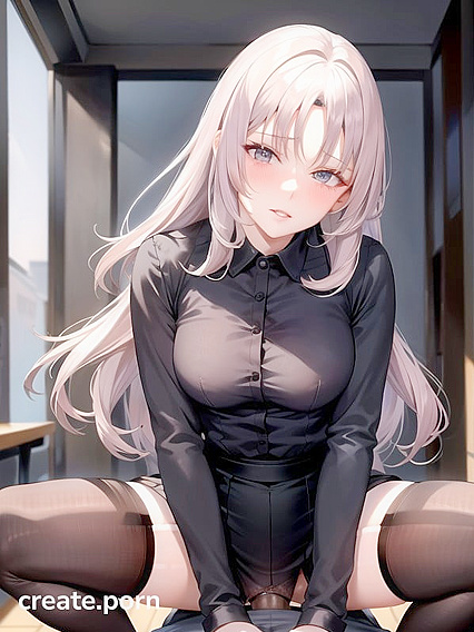 Small Breasted Teacher Seduces Her Student in Erotic Hentai AI Image