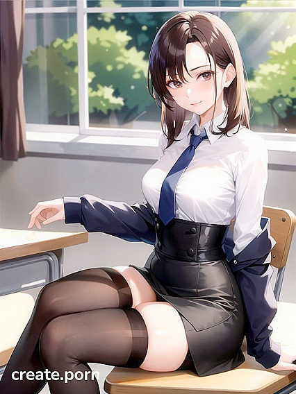 Skinny Girl 18+ with Small Breasts Enjoying Intimate Moments in hentai Hentai AI Image