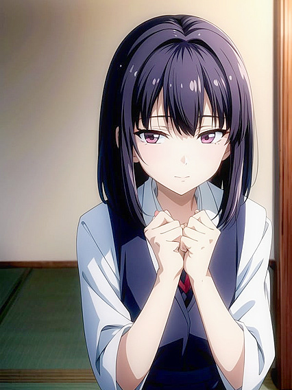 School Uniform Fetish Captured in Seductive Hentai AI Image