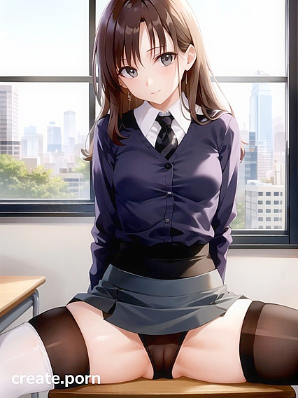 Sizzling Nylon Splits - Over 20 Image of Steamy Hentai AI Image