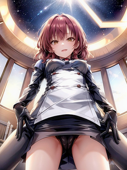 Horny Harem Girl 18+s with Dark Brown Skin in Steamy Wallpaper Hentai AI Image