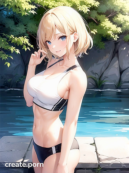 Cute Bobcut Blonde Exploring Sexy hentai Adventures
