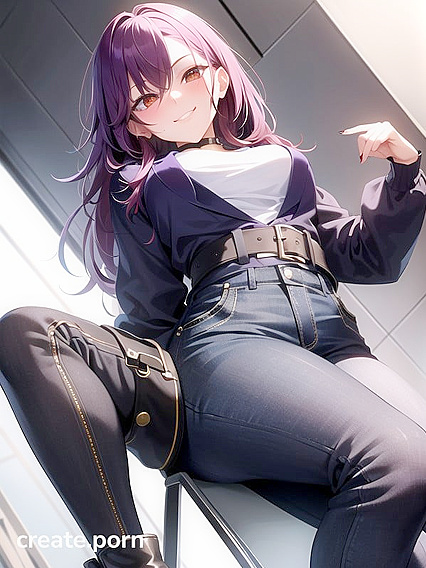 Bottom-Up Action with Long Length and Necklace pleasures in Hentai AI Porn