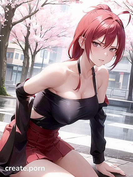Ripped Muscles Shine in the Rainy Night's Erotic Hentai Fantasy