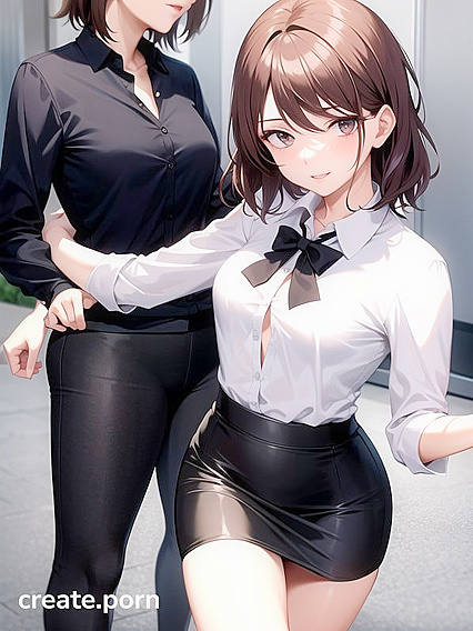 Skinny Girl 18+ with Small Breasts Enjoying Intense Hentai Pleasure