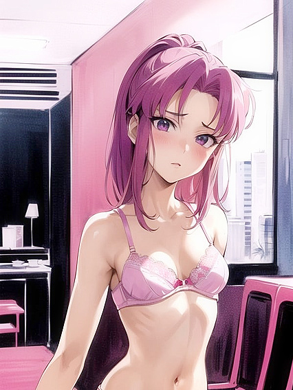 Unbuttoned at the Strip Club - 18+ Hentai AI Image