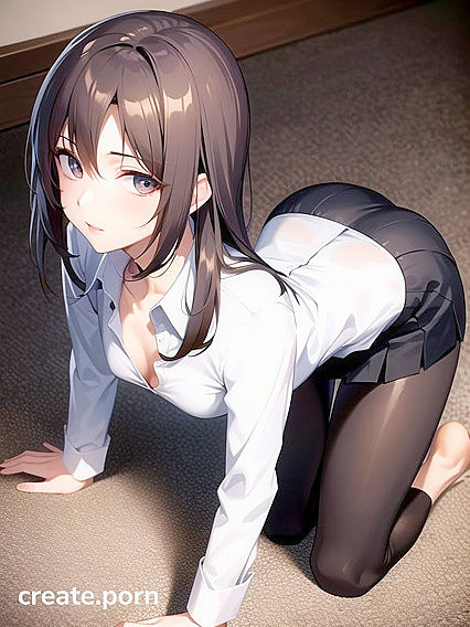 Small Breasted Teacher Turns Up the Heat in naughty Hentai AI Image