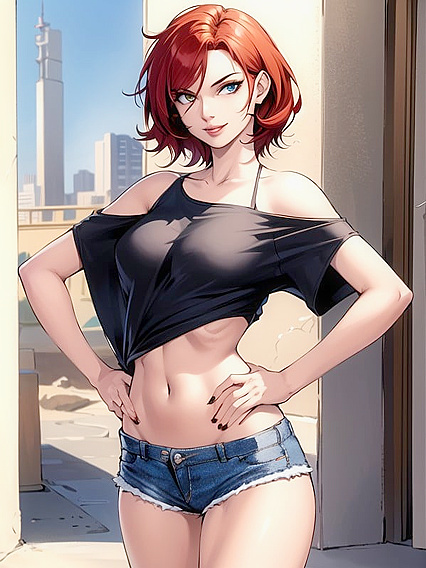 Tiny 18+ Ass Teen 18+ in Comics Stares at You for Intense Hentai Pleasure