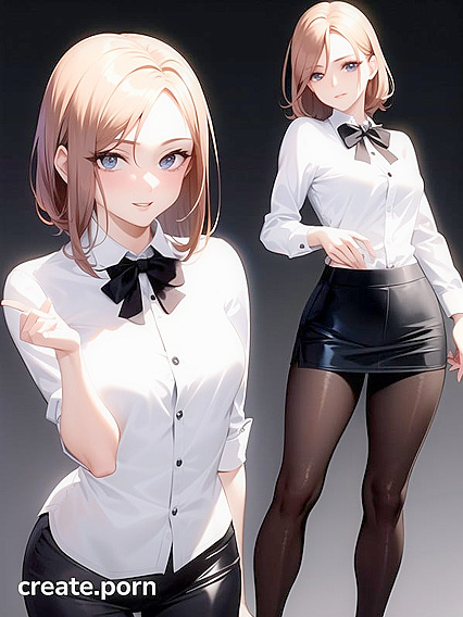 Skinny Model Seduces in Steamy 20+ Hentai AI Image