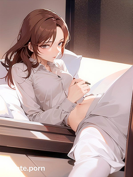 Skinny Girl 18+ with Small Breasts Enjoying Intense Hentai Pleasure