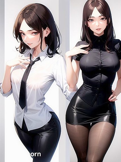 Skinny ModelTeacher Gets Naughty in Seductive Hentai AI Image