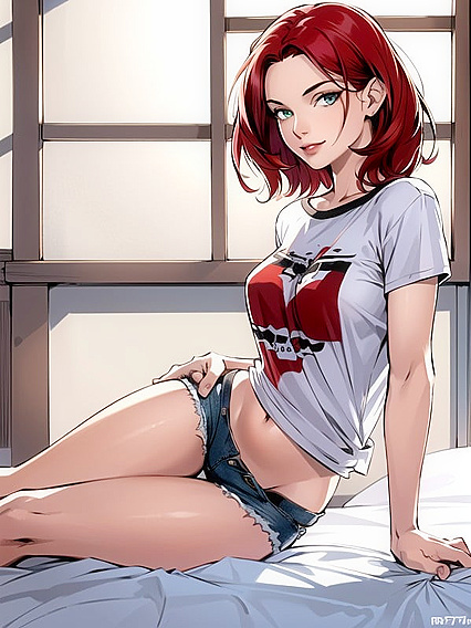 Skinny Girl 18+ with Small Breasts Enjoying Intense hentai Pleasure