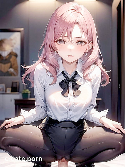 Skinny Teacher Gets Pleasured While Squatting in Hentai AI Image