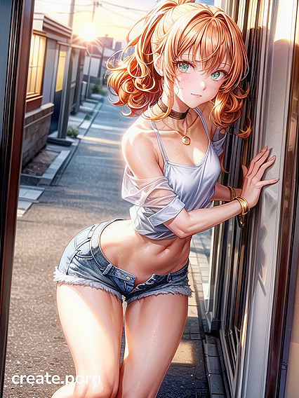 Detailed Green-Themed Solo Hentai AI Image with Vibrant Colors