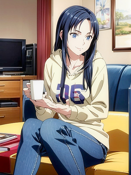 Long-Length Solo Adventure in Vibrant Blue Hentai Fantasy