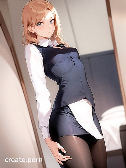 Skinny Teacher Stands for Intense Hentai Pleasure