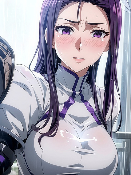 Angel Shows Off Her Mesmerizing Nape and Perfectly Rounded Ass in Hentai Bliss
