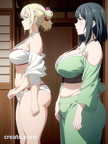 Massive Breasts Soak in the Rain for Steamy Hentai Fun
