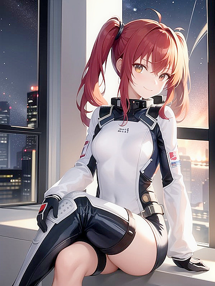 Busty Beauty Enjoys Blissful hentai Adventures in Space