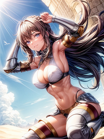 Sunny's Wind-Swept Braids Lead to Intense Hentai Pleasure