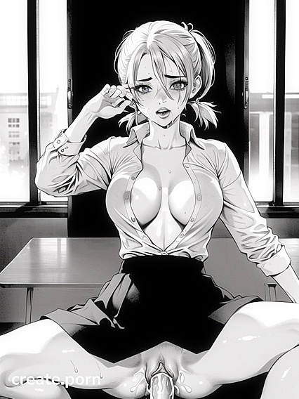 Pale-Skinned Beauty in B&W Manga Missionary Hentai Pleasure