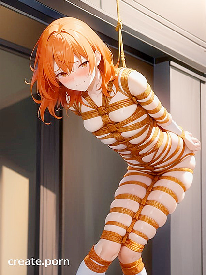 Ginger Goddess Bound in Shibari for Intense Hentai Pleasure