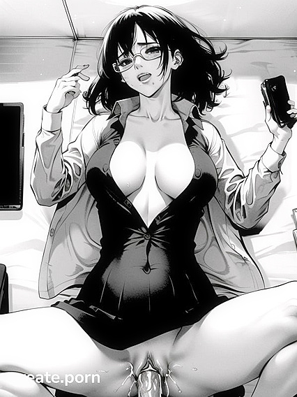 Sensual Skirt Play with Medium-Assed Beauty in Seductive Hentai AI Image