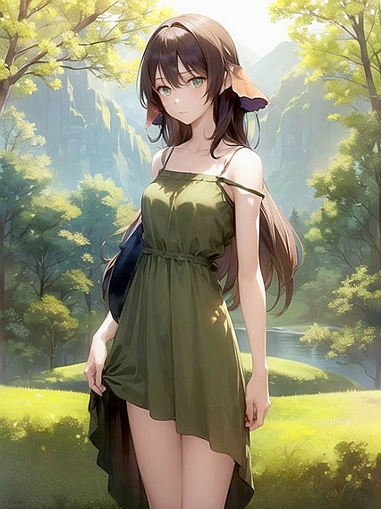 Soft Pastel hentai with Pale Skin and Spread Legs
