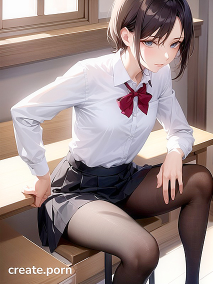 Skinny Teacher seduces her Student in Explicit Hentai AI Image