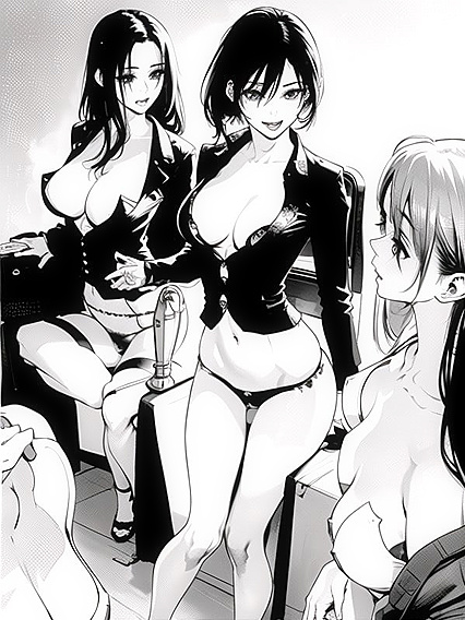 Massive Breasts on Display in Casino-Themed Hentai AI Image