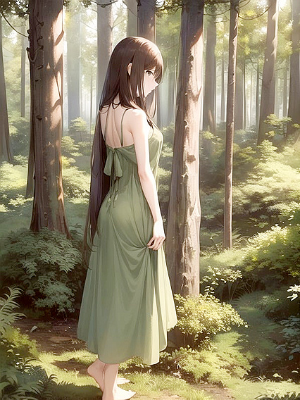 Tiny 18+ Tits and Seductive Nape in Steamy 18+ Hentai AI Image