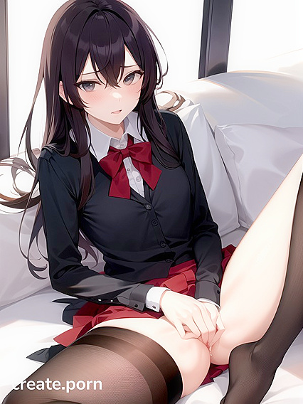 Skinny Teacher Gets Lost in Intense Solo Masturbation Session